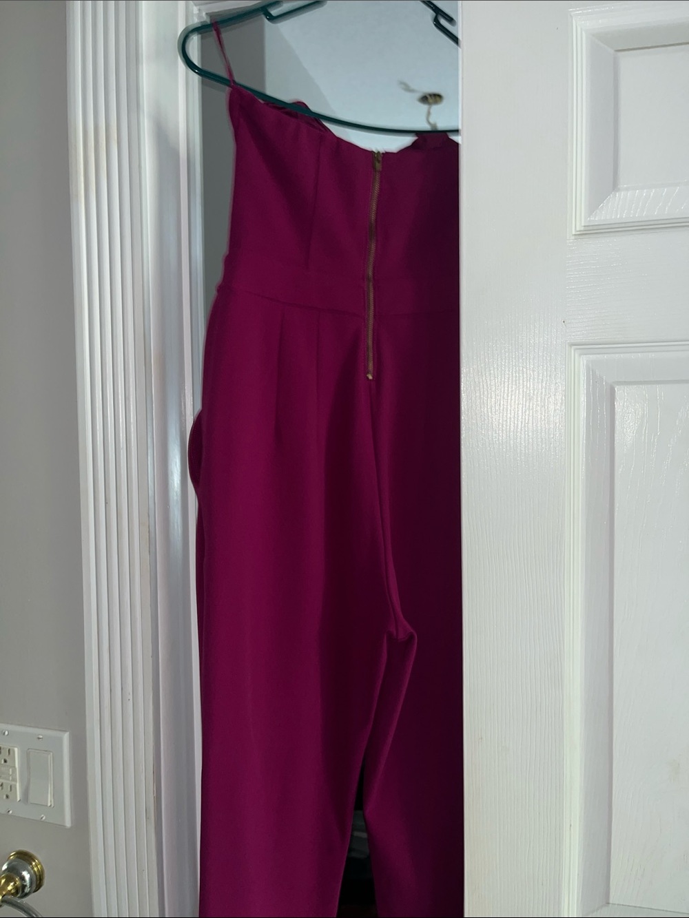 Strapless jumpsuit Fuchsia - Picture 5 of 6